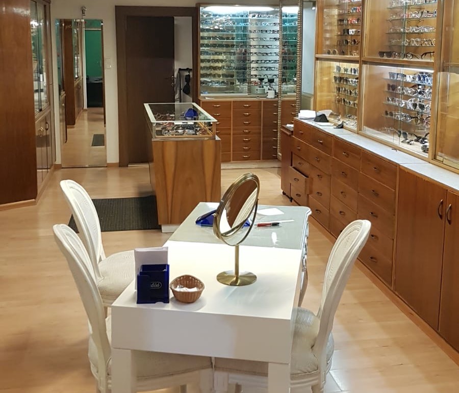 Innenraum Optikergeschäft